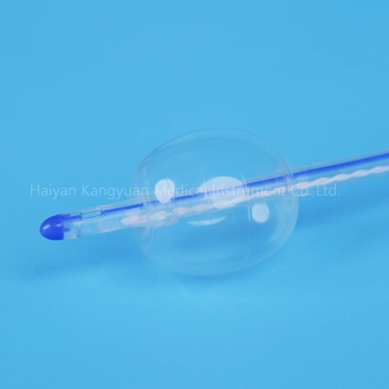 China Factory Temperature Sensing Silicone Foley Catheter with Temperature Sensor Probe Round Tipped for Temperature Measurement