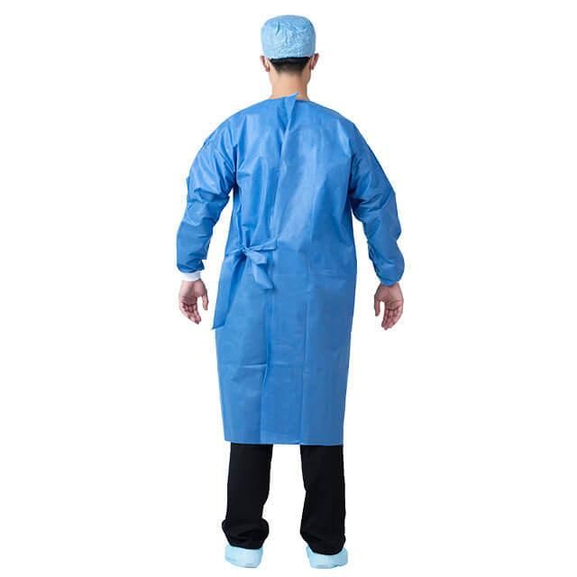 Sterile AAMI 35g Level 2 Surgery Gowns Disposable Chemical Surgical Gowns Protective Gown Working Clothes