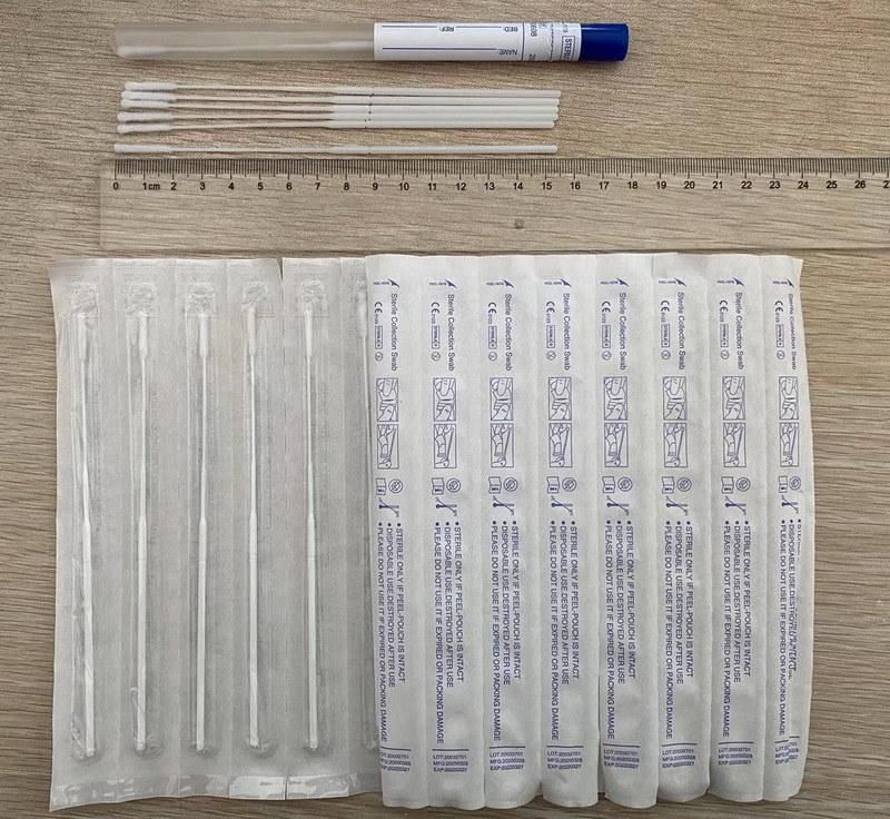 Disposable Sterile Specimen Collection/Sampling Flocked Nylon Swabs