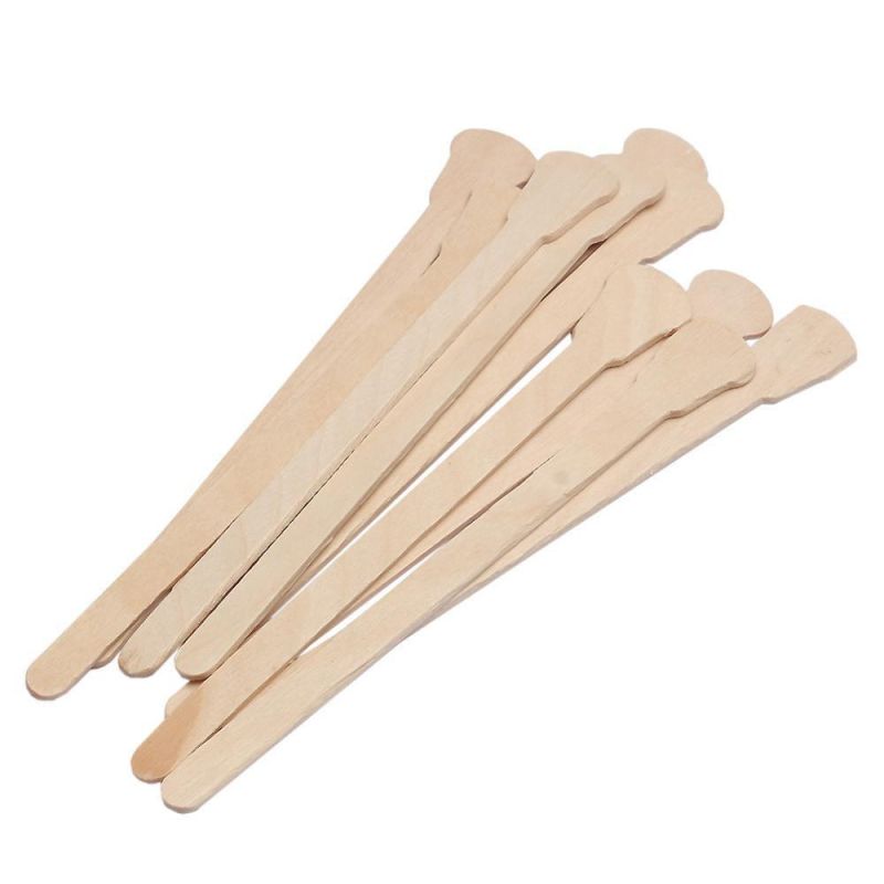 Personalized Wax Spatula Stick Wooden Applicator Sticks