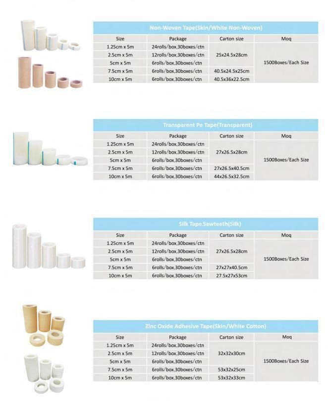 Disposable Elastic and Adhesive Bandage/Cohesive Bandage