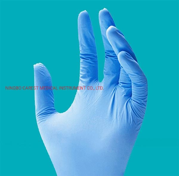 Powder Free, Protein Free, Non Latex Ntrile Examination Gloves 240mm Length