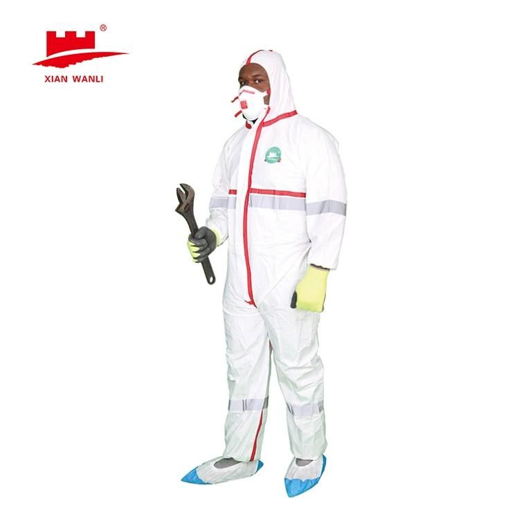 CE Coverall Suits Washable Long Sleeve Washable Chemical Coverall Factory Price Washable Coveralls