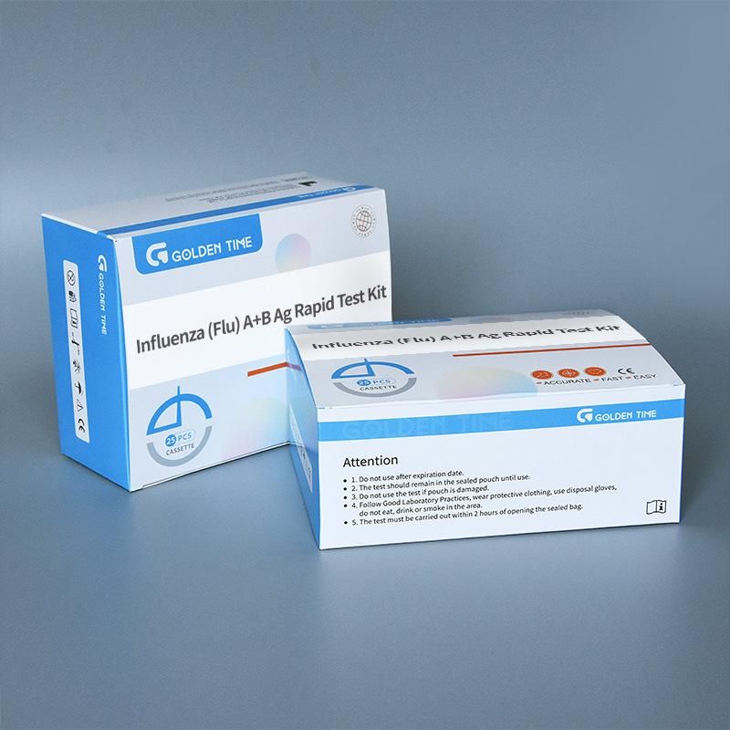 Disposable Medical Supplies Influenza Rapid Test Kit Home Flu a+B Swab Test