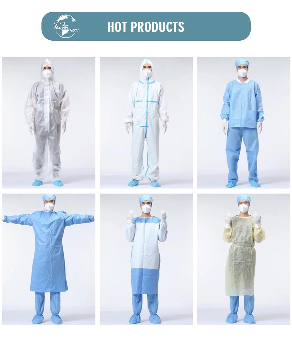 Factory Supply Safety Clothing Disposable Medical Coverall Clothing Suit/Breathable/PPE/Cleaner/Disposable/Chemical