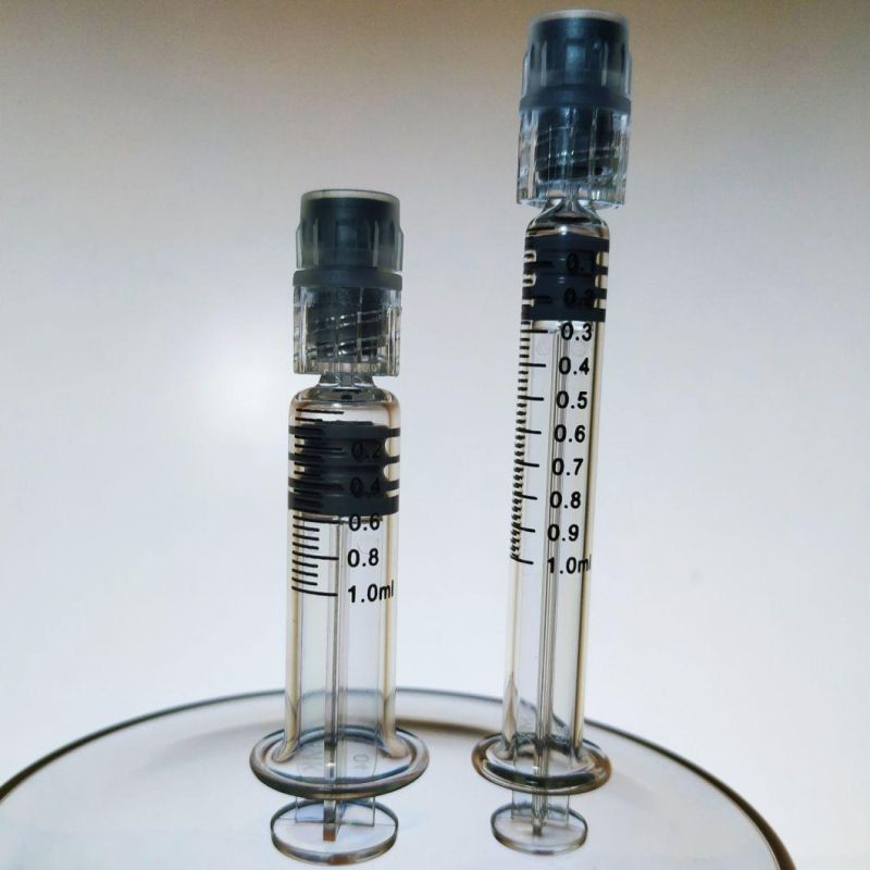 Glass Syringe 1ml 2.25ml 3ml 5ml 10ml Pfs