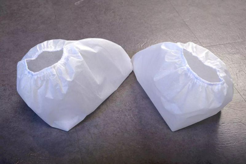 Disposable Medical 35g PP Non-Woven Fabric Non-Slip Shoe Cover