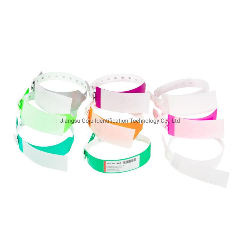 Plastic Medical Label Barcode Wristband for Adult