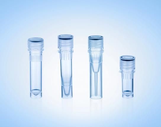 Plastic Disposable 0.5ml Conical Cryogenic Self Standing Transparent Freezing Cryovial Cryo Tube