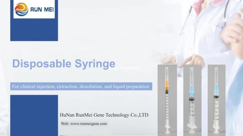 Good Price Medical Disposable Syringe with Needle Vaccine Syringe