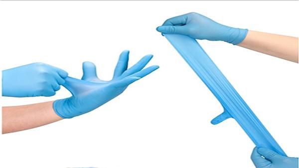 Disposable Nitrile Gloves Blue Nitrile Thin Gloves Home Solid Kitchen Use