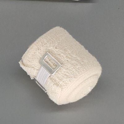 75G/M2 Natural White 5cm X 4.5m Stretched Length Non Sterile Medical Dressing Cotton Elastic Crepe Bandage