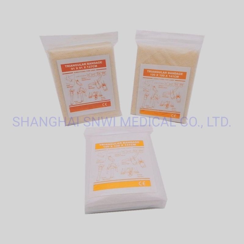 Medical Gauze Triangular Bandage for First Aid