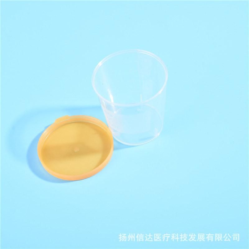 Medical Disposable 40ml Screw Cap Stool Cup 50 PCS/Pack Sputum Cup Stool Cup with Lid Sampling Cup