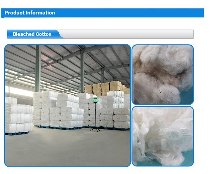 Medical Supply Absobent Products Bleached Raw Material Cotton