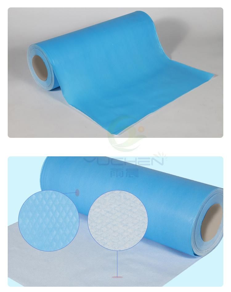 Examination Table Paper for Hospital Disposable Paper and PE Film Lamination