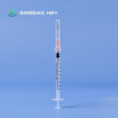 Manufacture of 1ml Medical Disposable Luer Lock Syringes with Needle CE FDA ISO and 510K Stock Products