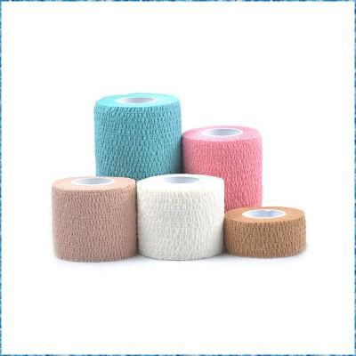 Latex Free China Hospital Rolled Pet Medical Elastic Cohesive Bandage