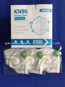 KN95 White Color Mask Drawing Colorful Face Mask with Valve Civil KN95 Mask FFP2 Protection Manufacturer KN95 Face Mask