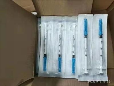 Disposable Sterile Self-Destruct Vaccine Syringe