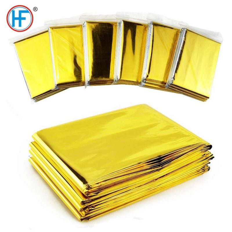 Hospital Bandages Factory Cheapest Price Silver or Gold Rescue Blanket Emergency Space Blanket