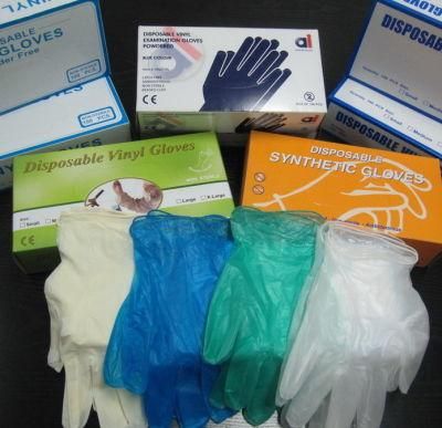 PVC Gloves Disposable Safety Medical Examination Vinyl Gloves Aql 1.5