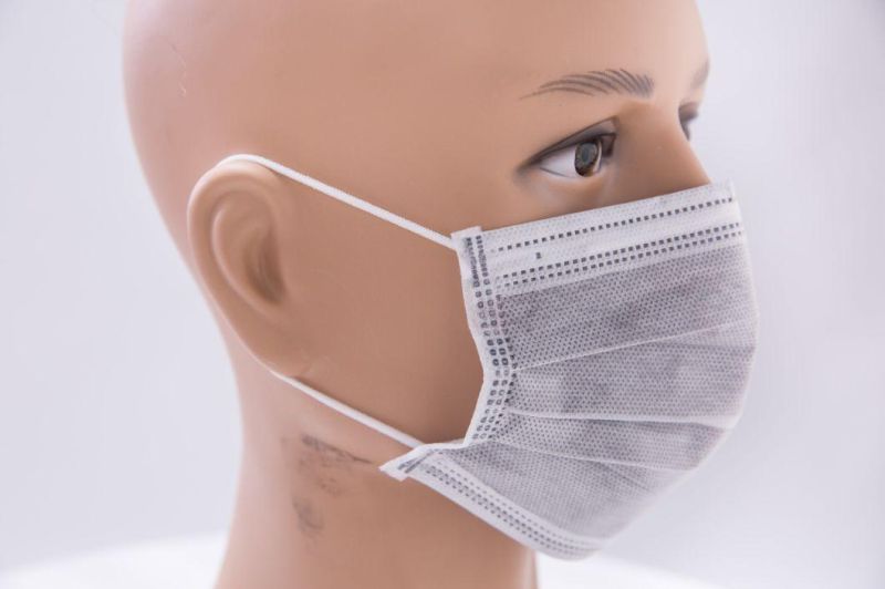 Nonwoven Facial Earloop Three Layers Protective Active Carbon Paper Al Respirator 3 Ply Disposable Face Mask Manufacturer