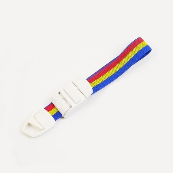 High Quality Elastic Medical Disposable Tourniquet with Button for Blood Collection