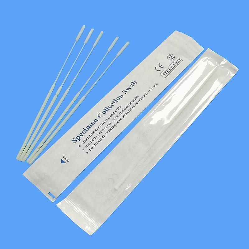 Jr657 Disposable Nasal Oral or Throat Flock Swab for Collecting Sampling