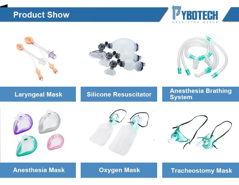 Disposable PVC-Free Medical Anaesthesia Oxygen Mask