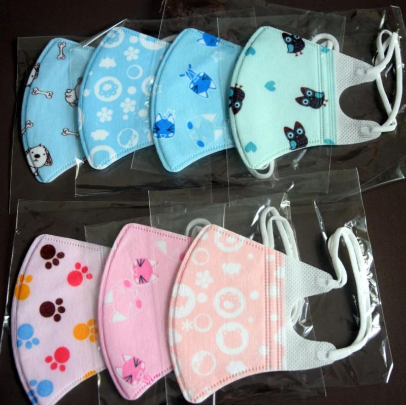 Non Woven Fabric Children 4ply Face Mask