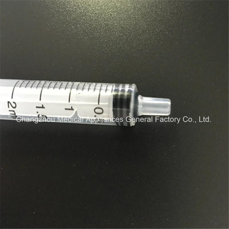 10ml 3 Part Luer Connector Disposable Plastic Syringe with Needle