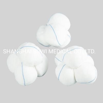 Disposable Medical Consumable 100%Cotton Absorbent Sterile X-ray Peanut Gauze Ball