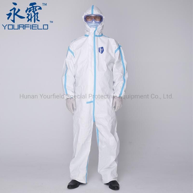 Yourfield ICU Disposalbe Emergency Medical Garment (SS Non-woven PE Film, 65GSM) GB 19082-2009 Clothing