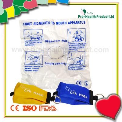 Disposable Mouth To Mouth CPR Breathing Mask With Keychain