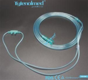 Adult Medical Consumable PVC Nasal Oxygen Cannula with Soft Prong