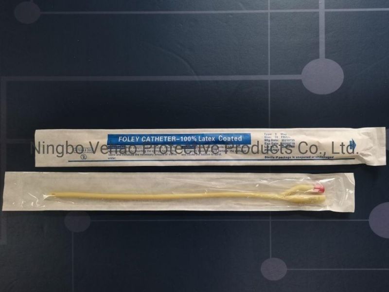 Disposable Medical Sterile 100% Latex Foley Catheter DMD-0061