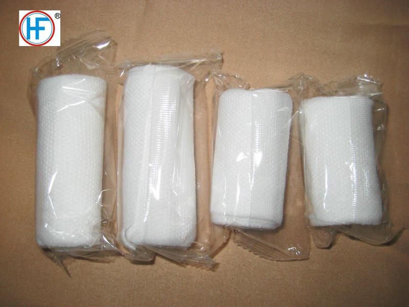 Professional Chinese Manufacturer with Interional Certificates Hemostatic Gauze Bandage First Aid Green Bandage