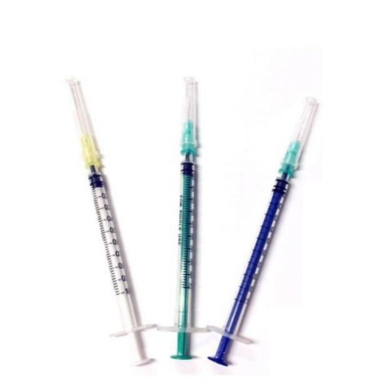 Custom Design Disposable 1 Ml Colored Syringe