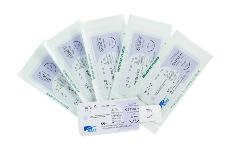 New Packaging PGA Surgical Suture