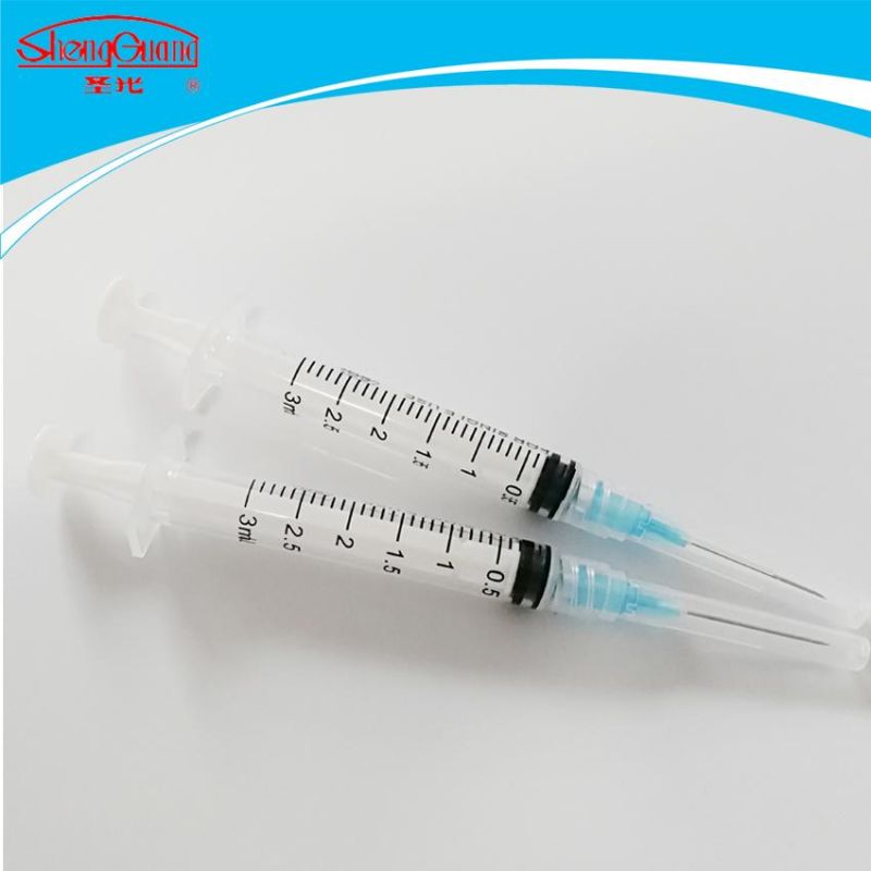 Disposable Medical Plastic Cosmetic 3ml Syringe OEM