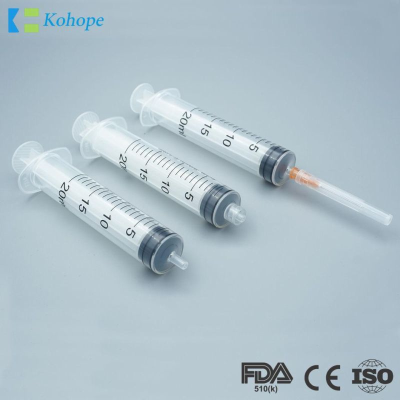 Disposable Medical Instrument Transparent 100ml PP Irrigation Syringe