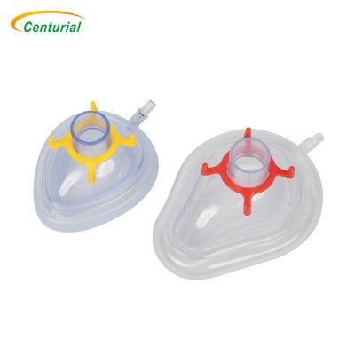 Disposable PVC Anesthesia Mask for Surgical Use