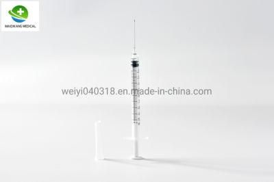 CE/FDA Approved Medical Supply Retractable Safety Syringe 0.3/0.5/1/3/5ml for Hypodermic Injection