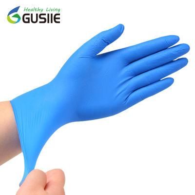 Disposable Work Protective Examination Powder Free Nitrile Nitrile Gloves