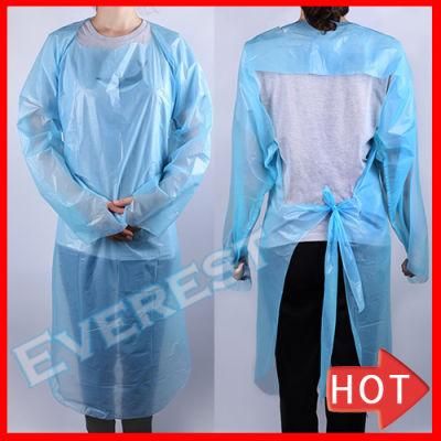 Personal Protection CPE Gowns with Exposing Wrists