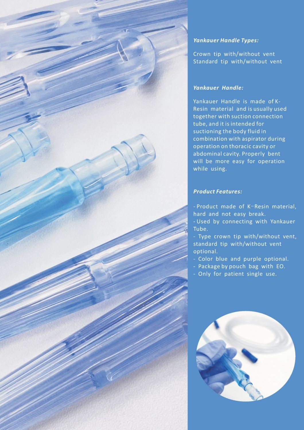 Medical Disposable High Quality Suction Connecting Tubing Yankauer Suction Tube for Surgical