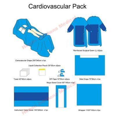 Disposable Medical Surgery Sterile Cardiovascular Surgical Pack / Cardiovascular Pack