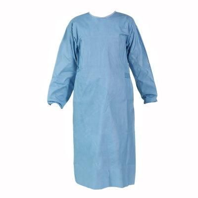 Factory Supply Disposable Non-Woven SMS Isolation Waterproof Surgical Gown