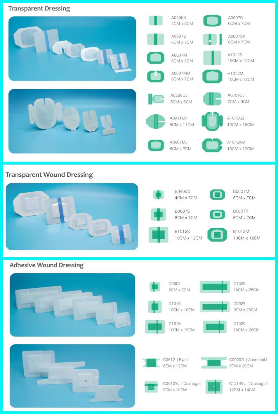 China Suppliers Medical Tubing Transparent IV Dressing